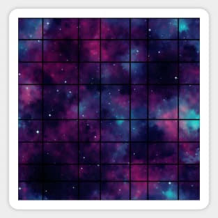 Unending Expanse - Infinite Space Seamless Pattern Sticker